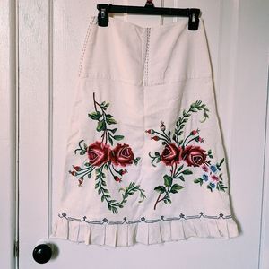 High Waisted Vintage floral Skirt